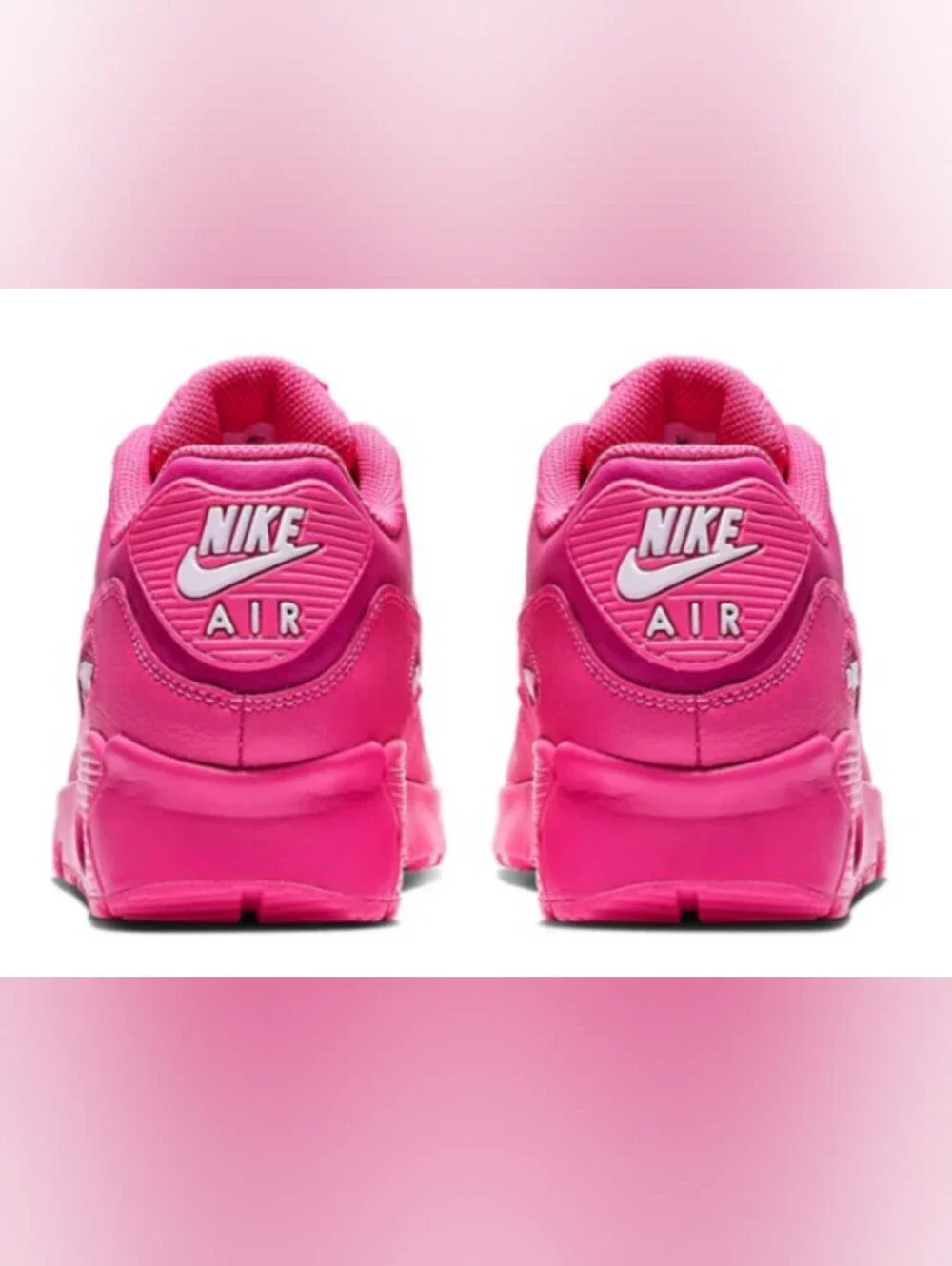 Nike-(GS) Nike Air Max 90 LTR 'Laser Fuchsia' Sneakers Size 6Y